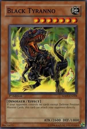 Black Tyranno - SD09-EN008 - Common 1st Edition Structure Deck: Dinosaur&#39;s Rage 1st Edition Singles