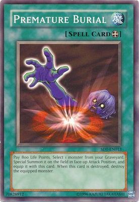 Premature Burial - SD1-EN013 - Common Unlimited Structure Deck: Dragon&#39;s Roar [SD1] Unlimited Singles