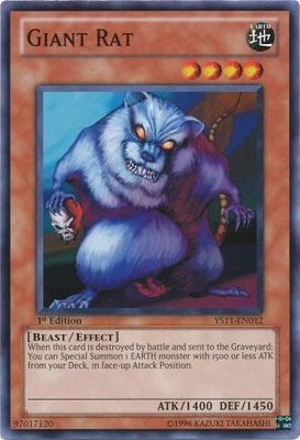 Giant Rat - YS11-EN012 - Common 1st Edition Starter Deck: Dawn of the Xyz 1st Edition Singles (espanol)