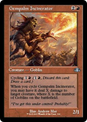 Gempalm Incinerator (Retro Frame) - Dominaria Remastered (DMR) Dominaria Remastered