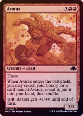 Avarax 112/261 - Foil Dominaria Remastered Foil Singles