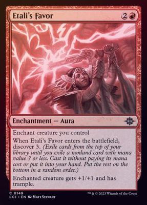 Etali&#39;s Favor 0149 - Foil The Lost Caverns of Ixalan Foil Singles