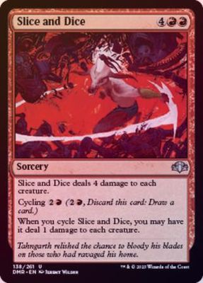 Slice and Dice 138/261 - Foil Dominaria Remastered Foil Singles