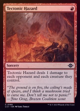 Tectonic Hazard 0169 - Foil The Lost Caverns of Ixalan Foil Singles
