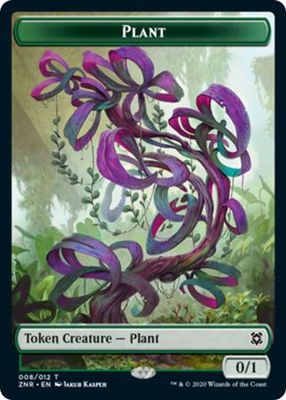 Plant Token 008/012 Zendikar Rising Singles (Español)
