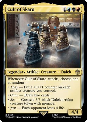Cult of Skaro - Universes Beyond: Doctor Who (WHO) Universes Beyond: Doctor Who Foil