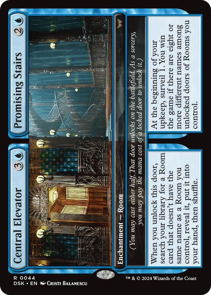 Central Elevator // Promising Stairs - Duskmourn: House of Horror (DSK) Duskmourn: House of Horror