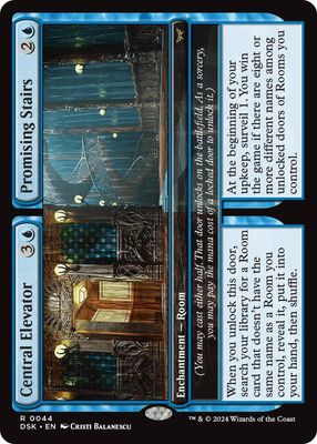 Central Elevator // Promising Stairs - Duskmourn: House of Horror (DSK) Duskmourn: House of Horror