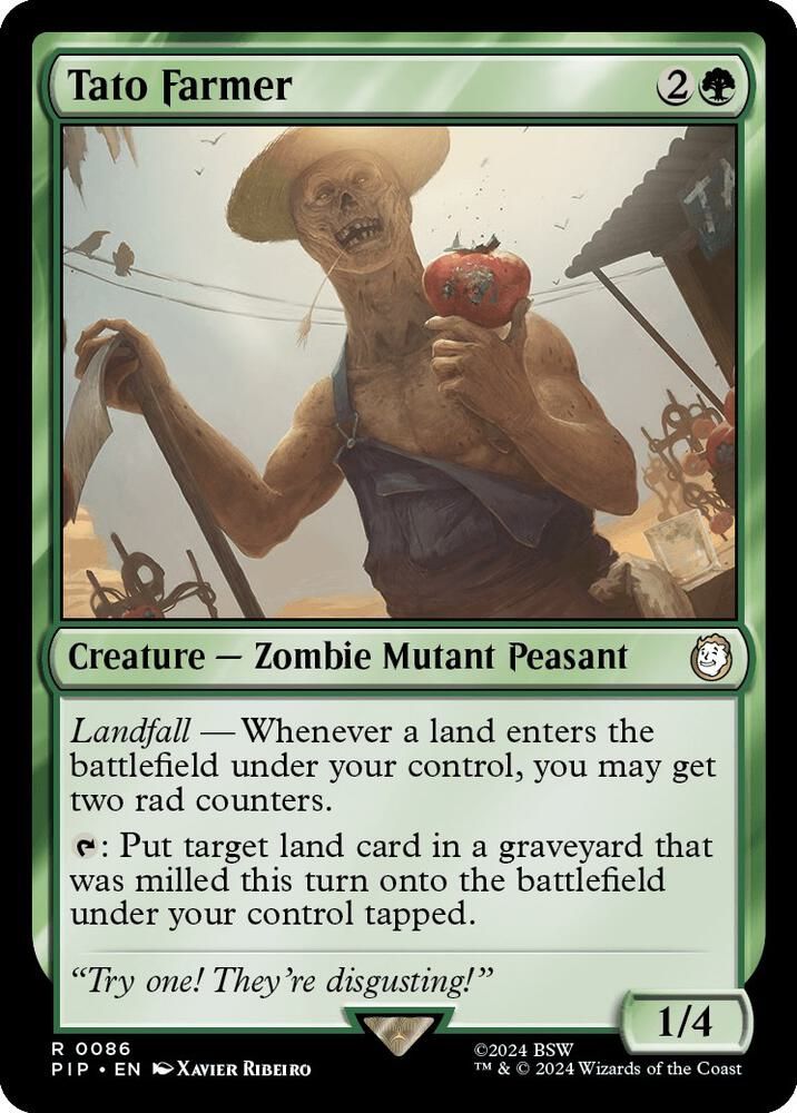Tato Farmer - Universes Beyond: Fallout (PIP) Universes Beyond: Fallout Foil