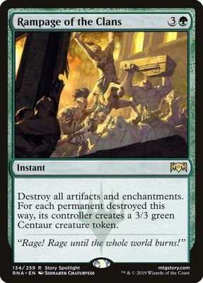 Rampage of the Clans - Ravnica Allegiance (RNA) Ravnica Allegiance