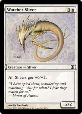 Watcher Sliver Time Spiral Singles (Español)