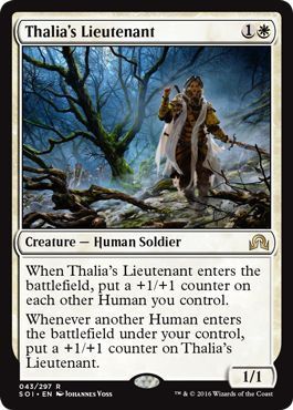 Thalia&#39;s Lieutenant 043/297 Shadows over Innistrad Singles (Chino)