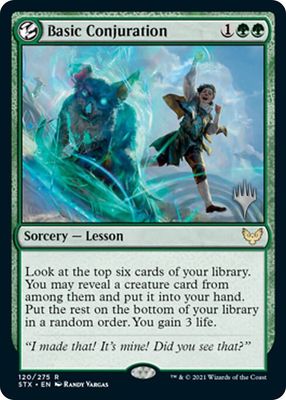 Basic Conjuration 120/275 - Promo Pack: Strixhaven (PPSTX) (Español)