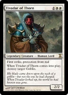 Tivadar of Thorn Time Spiral Singles (Español)