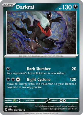 Darkrai - SV03: Obsidian Flames (OBF) SV03: Obsidian Flames-holo- (Japones)