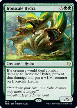 Ironscale Hydra 296/254 - Theme Booster Exclusive Theros: Beyond Death Singles
