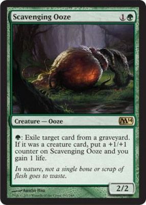 Scavenging Ooze Magic 2014 (M14) Singles