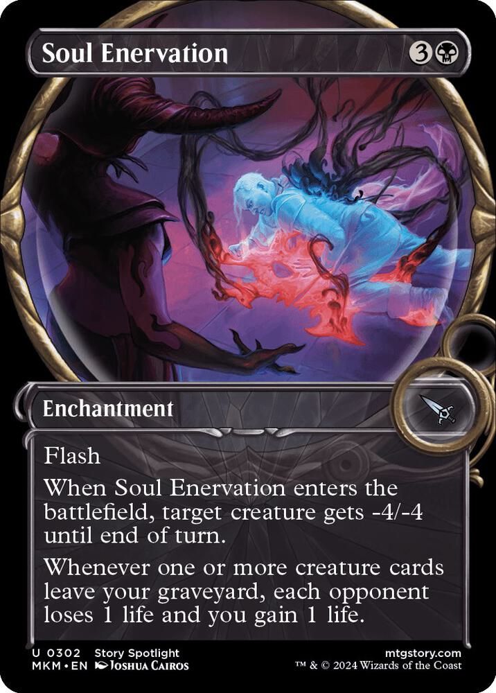 Soul Enervation (Showcase) - Murders at Karlov Manor (MKM) Murders at Karlov Manor Foil