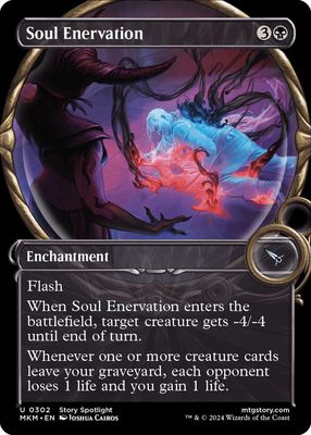 Soul Enervation (Showcase) - Murders at Karlov Manor (MKM) Murders at Karlov Manor Foil
