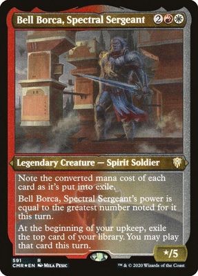 Bell Borca, Spectral Sergeant (Foil Etched) - Commander Legends (CMR) Commander Legends Foil
