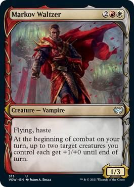 Markov Waltzer (Showcase) - Innistrad: Crimson Vow (VOW) Innistrad: Crimson Vow Foil