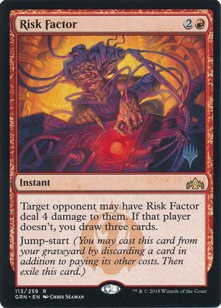 Risk Factor 113/259 - Silver Stamped Guilds of Ravnica Silver Stamped Non Foil Singles (Español)