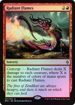 Radiant Flames 151/274 - Foil Battle for Zendikar Foil Singles