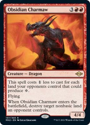 Obsidian Charmaw 137/303 Modern Horizons 2 Singles