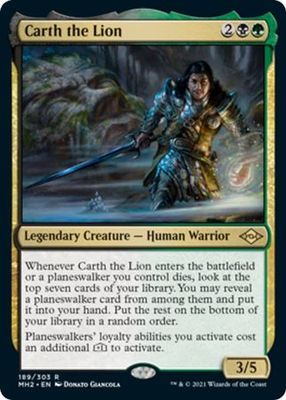 Carth the Lion 189/303 Modern Horizons 2 Singles