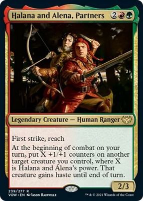 Halana and Alena, Partners 239/277 Innistrad: Crimson Vow Singles