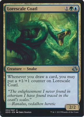 Lorescale Coatl 53/67 Duel Decks Elspeth vs. Kiora Singles
