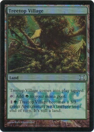 Treetop Village - Summer of Magic Foil Magic: The Gathering Promo Cards
