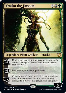 Vraska the Unseen 207/302 Commander 2019 Singles