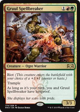 Gruul Spellbreaker 179/259 Ravnica Allegiance Singles