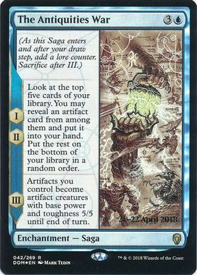 The Antiquities War 042/269 - DOM Pre-Release Foil Promo Magic: The Gathering Promo Cards