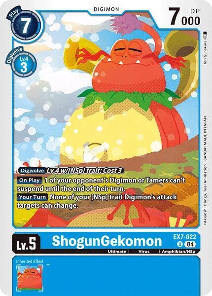 ShogunGekomon - Digimon LIBERATOR (EX07) Digimon LIBERATOR