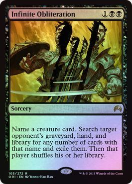 Infinite Obliteration 103/272 - Foil Magic Origins Foil Singles