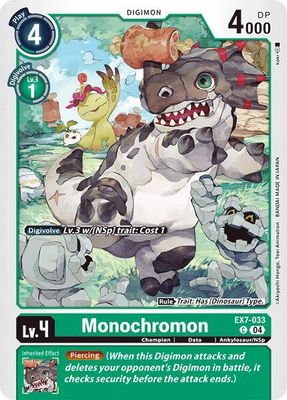 Monochromon - Digimon LIBERATOR (EX07) Digimon LIBERATOR