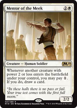 Mentor of the Meek 027/280 Magic 2019 (M19) Singles