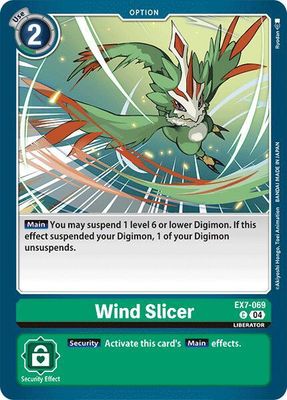 Wind Slicer - Digimon LIBERATOR (EX07) Digimon LIBERATOR
