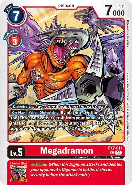 Megadramon - Digimon LIBERATOR (EX07) Digimon LIBERATOR