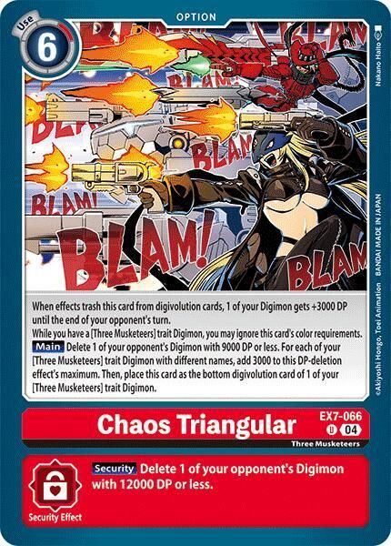 Chaos Triangular - Digimon LIBERATOR (EX07) Digimon LIBERATOR