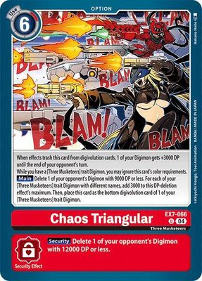 Chaos Triangular - Digimon LIBERATOR (EX07) Digimon LIBERATOR