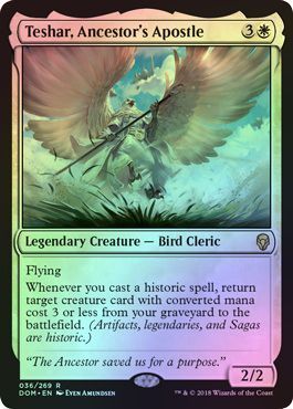 Teshar, Ancestor&#39;s Apostle 036/269 - Foil Dominaria Foil Singles