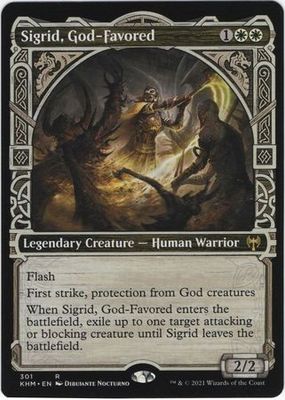 Sigrid, God-Favored 301 - Showcase Kaldheim Collector Booster Singles (Español)
