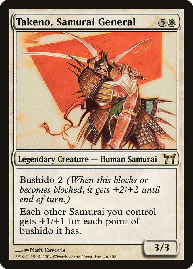 Takeno, Samurai General - Champions of Kamigawa (CHK) Champions of Kamigawa