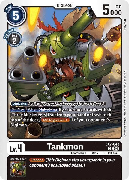 Tankmon - Digimon LIBERATOR (EX07) Digimon LIBERATOR