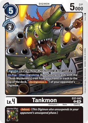 Tankmon - Digimon LIBERATOR (EX07) Digimon LIBERATOR