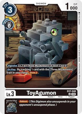 ToyAgumon - EX7-040 - Digimon LIBERATOR (EX07) Digimon LIBERATOR