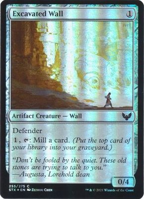 Excavated Wall 255/275 - Foil Strixhaven: School of Mages Foil Singles